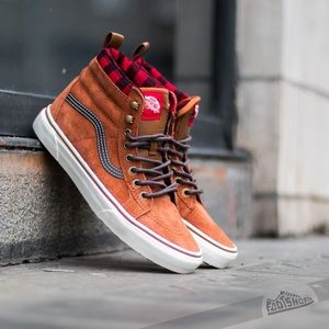 VANS SK8-HI MTE ALL WEATHER Glazed Ginger/Flannel Suede Shoes